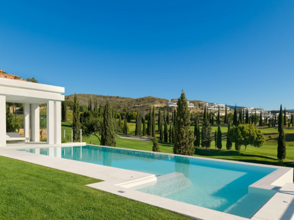Villa de style contemporain avec vue dégagée Los Flamingos Marbella