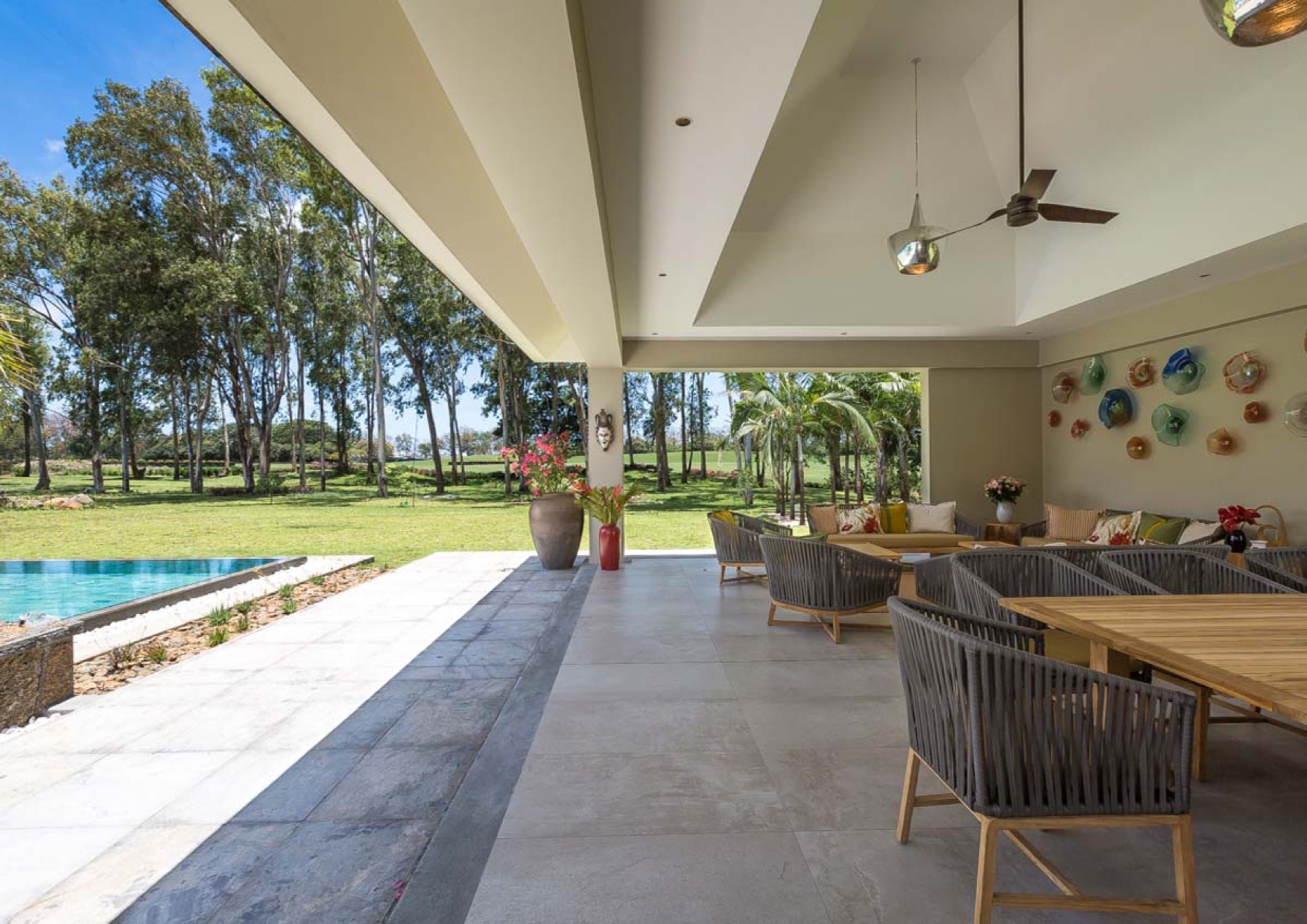 Villa contemporaine de 5 chambres de 657m2 - Piscine - Jardin tropical - île Maurice