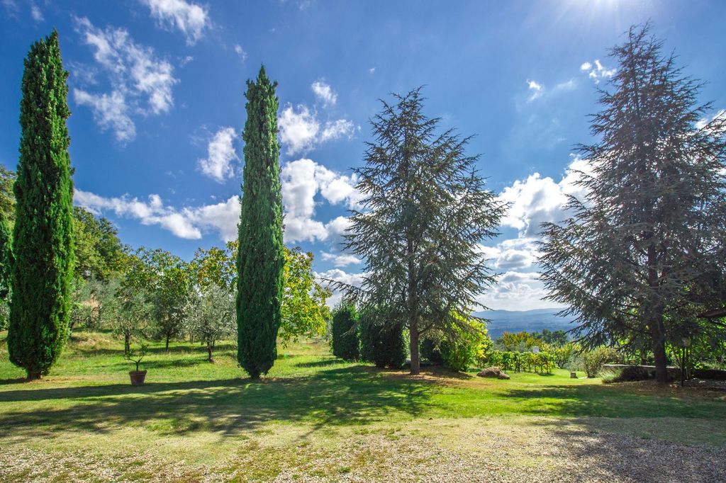 Ferme de Charme avec Vue Panoramique dans le Valdarno d'Arezzo, Toscane.