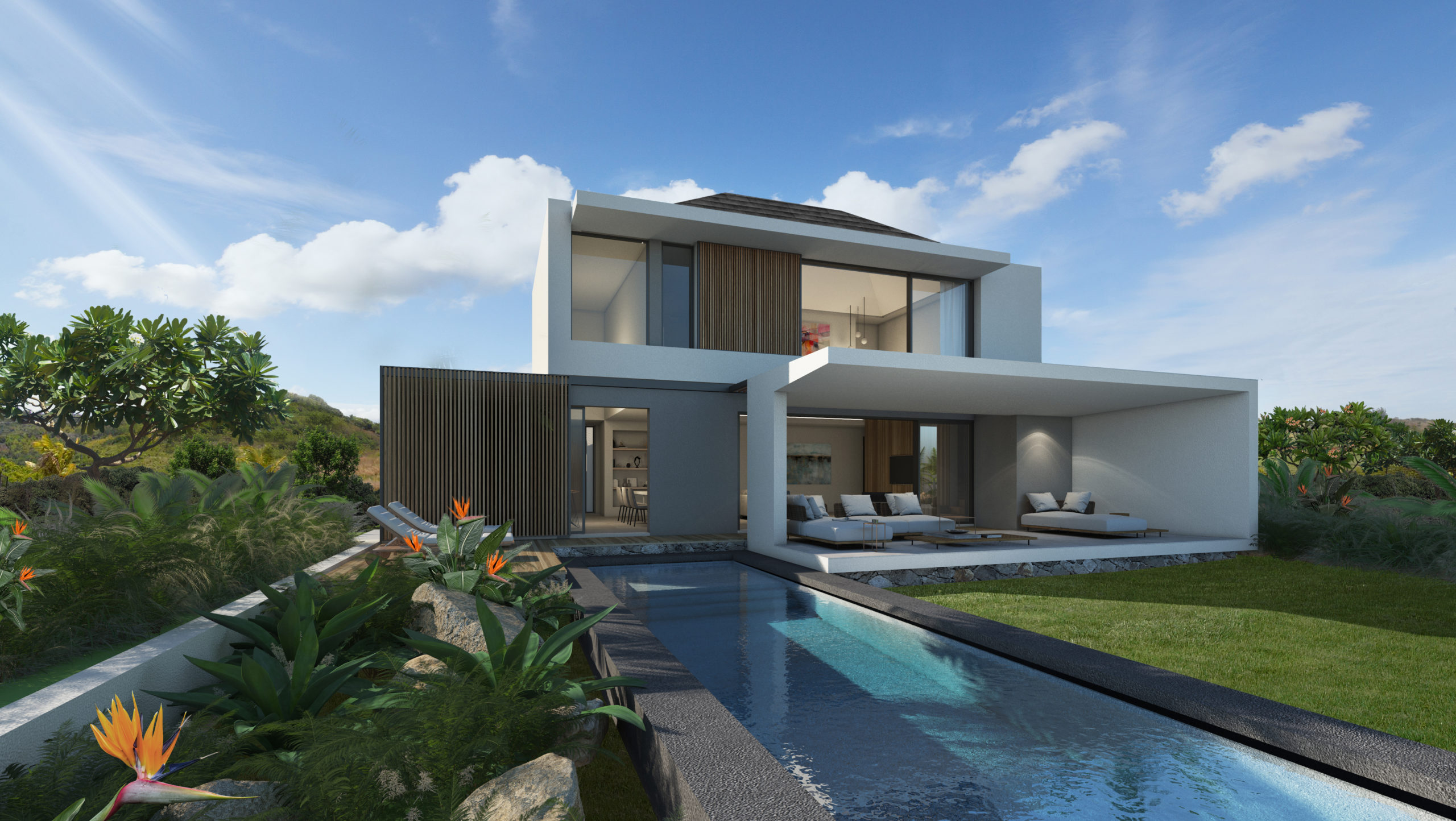 Villas Contemporaines Architecte Greg Scott de Scott + Partners