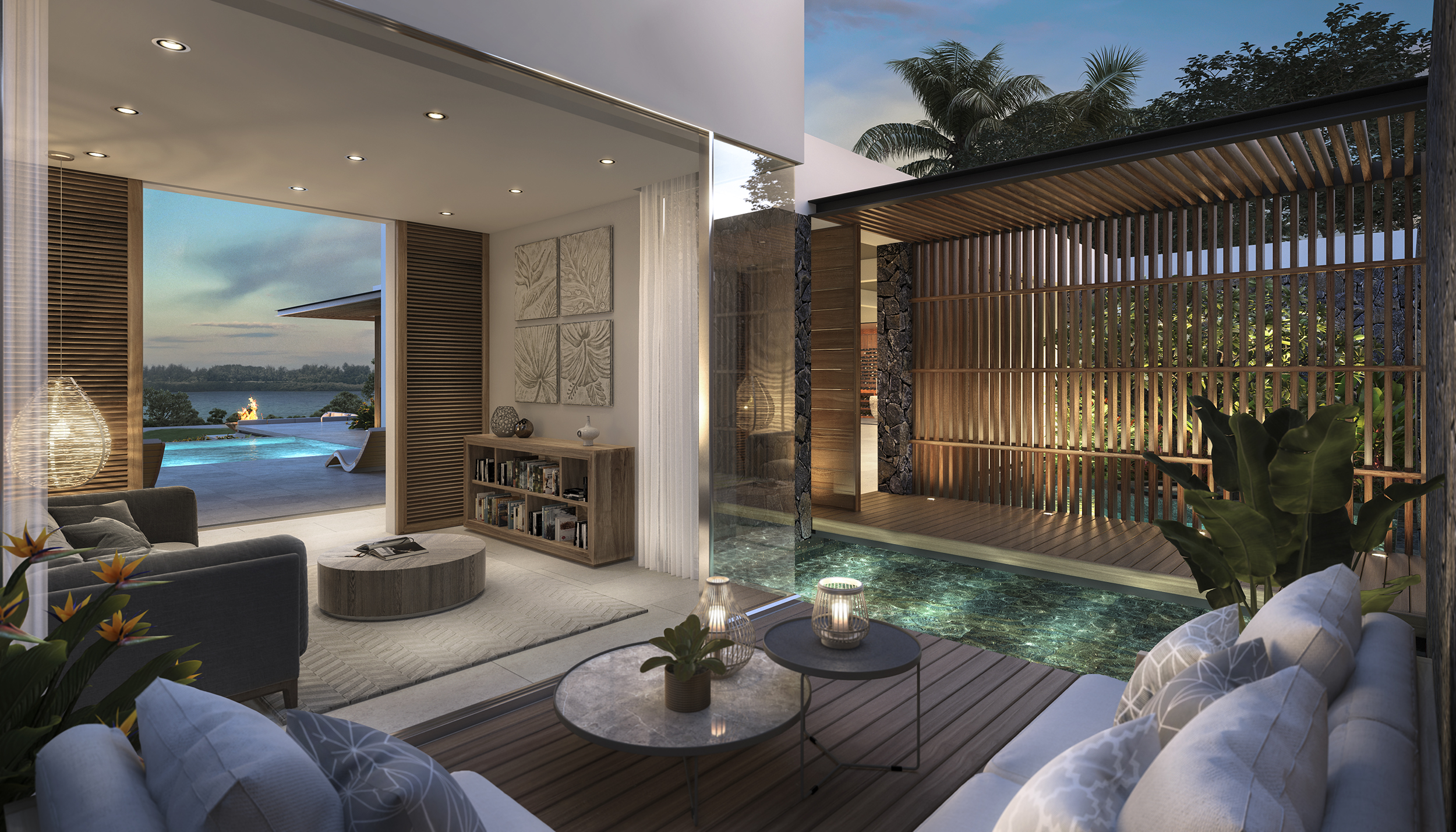 Villa de luxe à vendre de 6 pièces en front de mer, Beau Champ | île Maurice
