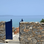 Maison en front de mer village de pêcheurs de Mochlos Grèce