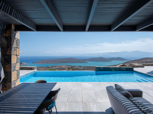 villa vue Spinalonga Crète
