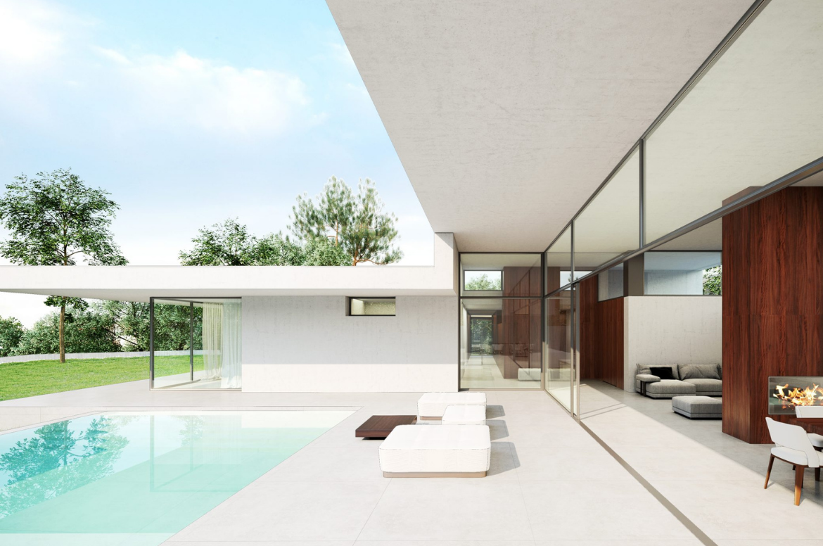 La villa est vendue clé en main terrain inclus à € 1 880 000.- | Espagne