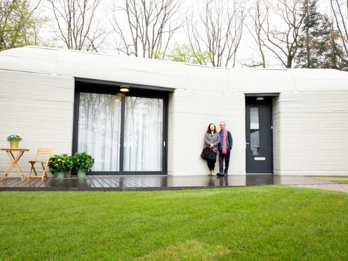 Un couple hollandais devient le premier habitant européen d'une maison imprimée en 3D