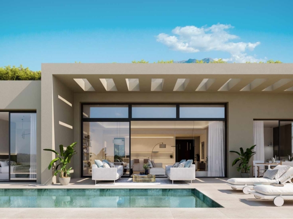 Villas à vendre avec vue panoramique sur la mer Méditerranée, Marbella