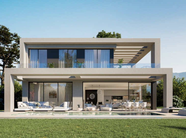 Villas à vendre avec vue panoramique sur la mer Méditerranée, Marbella