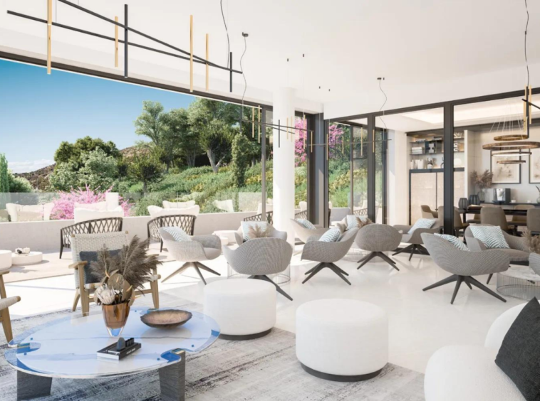 Villas moderne vue panoramique sur la mer Méditerranée | Marbella