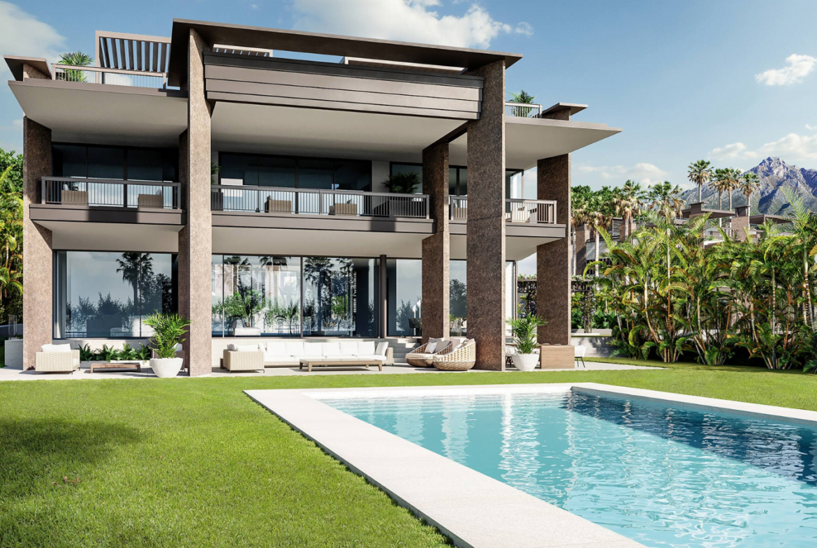 Costa del Sol nouveau projet : villas luxueuses 5 chambres 5 salles de bains