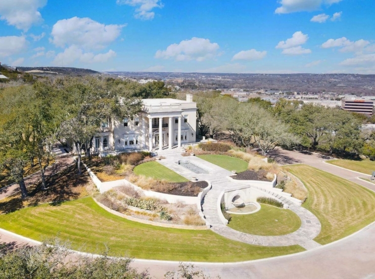 Manoir Renaissance Revival Texas Hill Country États-Unis