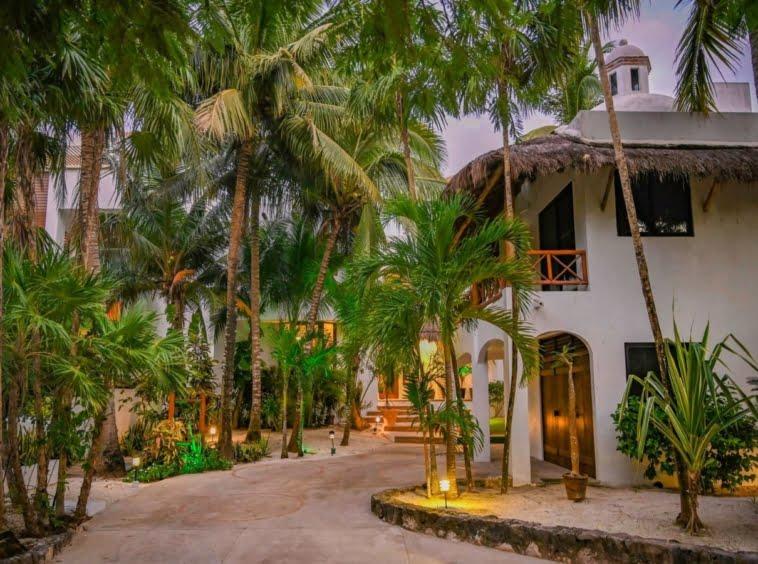 Villa et maison d'hôtes en bord de mer Près d'Akumal, Tulum et Playa del Carmen