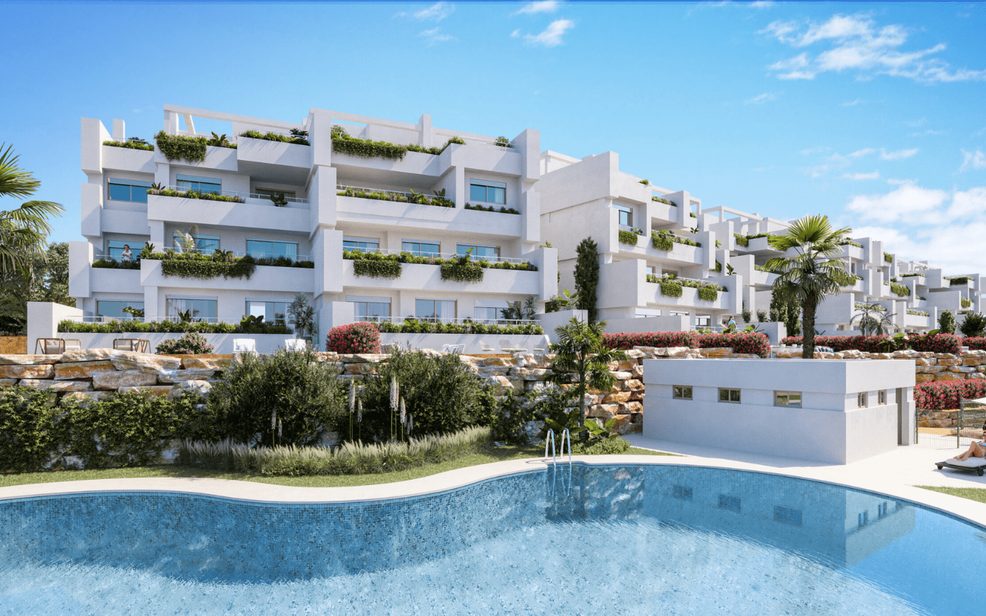 Appartements et penthouses neufs avec vue mer, Estepona Golf | Espagne