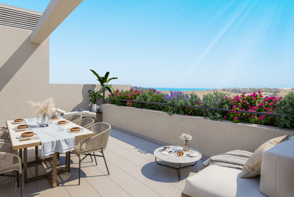Appartements et penthouses neufs avec vue mer, Estepona Golf | Espagne