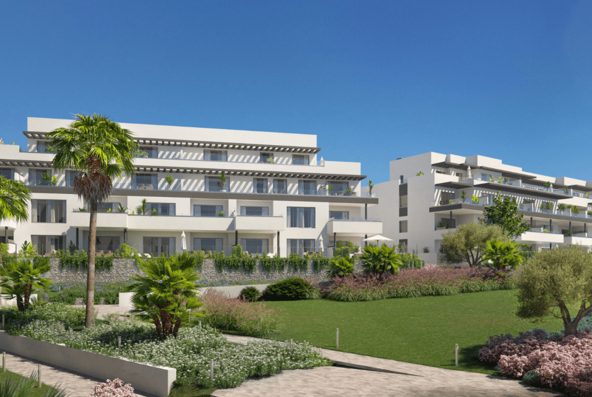Appartements moderne vue sur la mer à Mijas 2 min à pied de la plage
