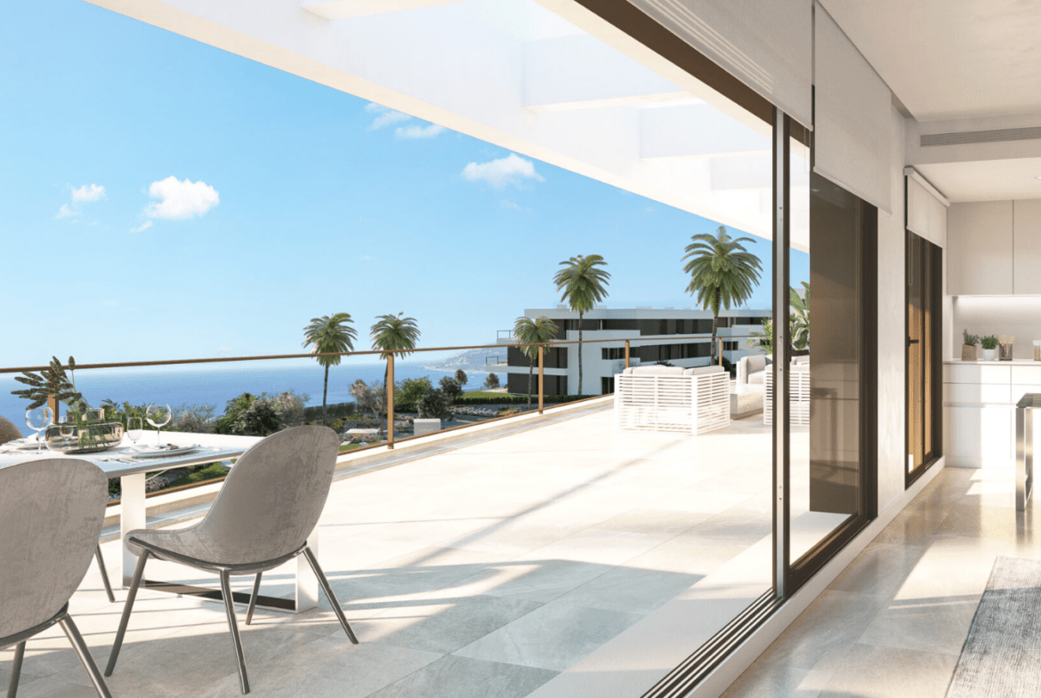 Appartements vues sur la montagne et la mer à Casares à partir de 231 000 €