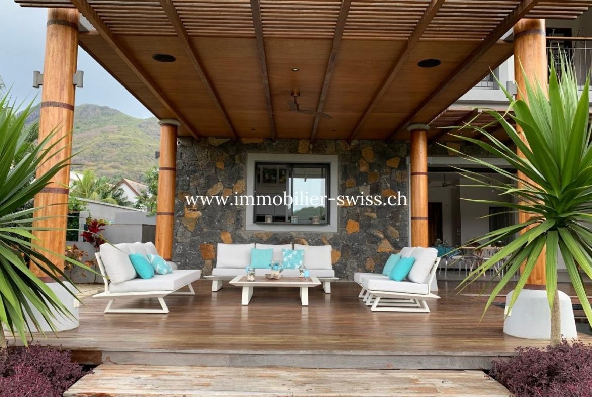 Rivière Noire - île Maurice - Villa de 6 chambres accès direct au lagon