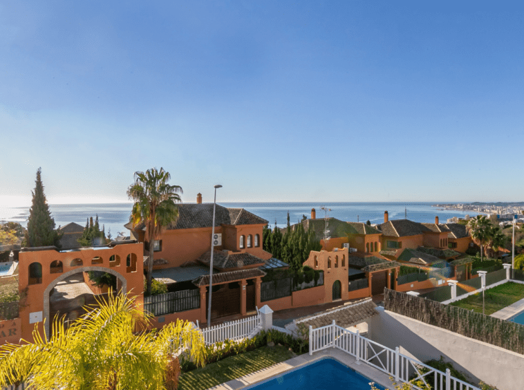 Villa 4 chambres Benalmádena vues spectaculaires sur la mer Méditerranée