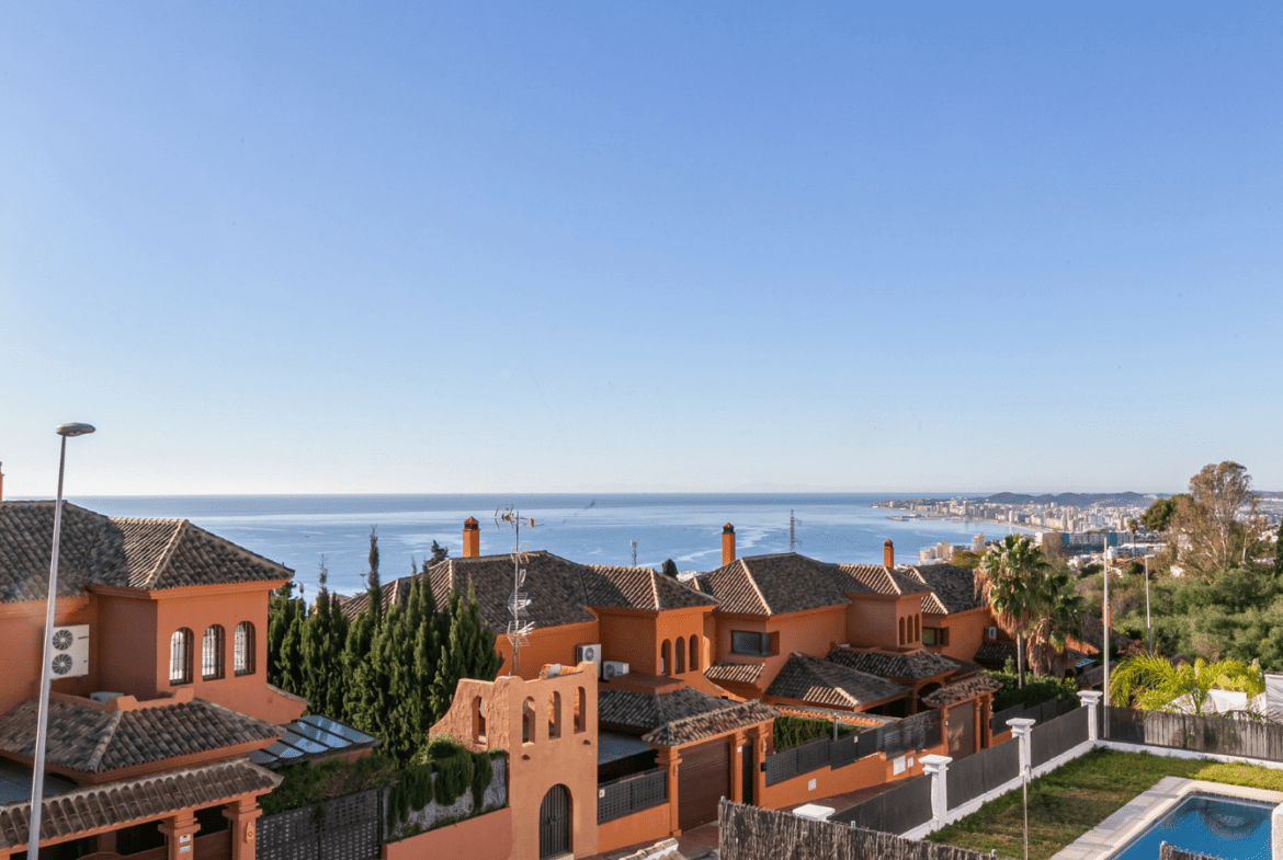 Villa 4 chambres Benalmádena vues spectaculaires sur la mer Méditerranée