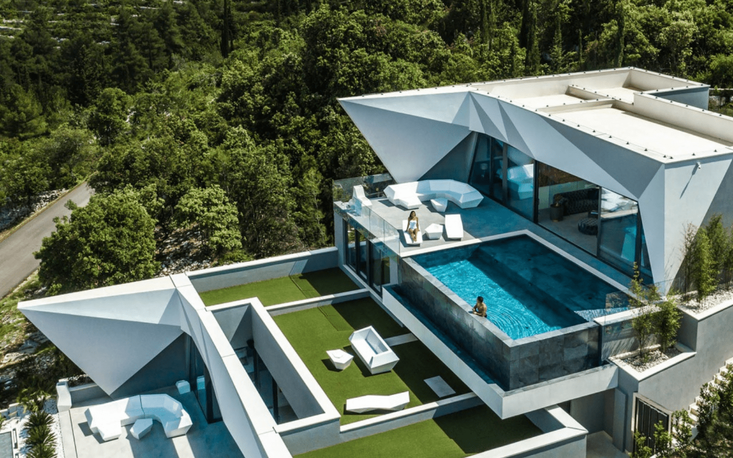 Villa contemporaine avec potentiel locatif sur l'île de Korčula en Croatie