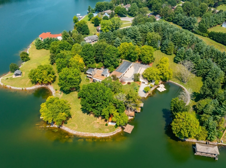 Maison contemporaine Vues magnifiques au bord du lac | Tennessee, États-Unis