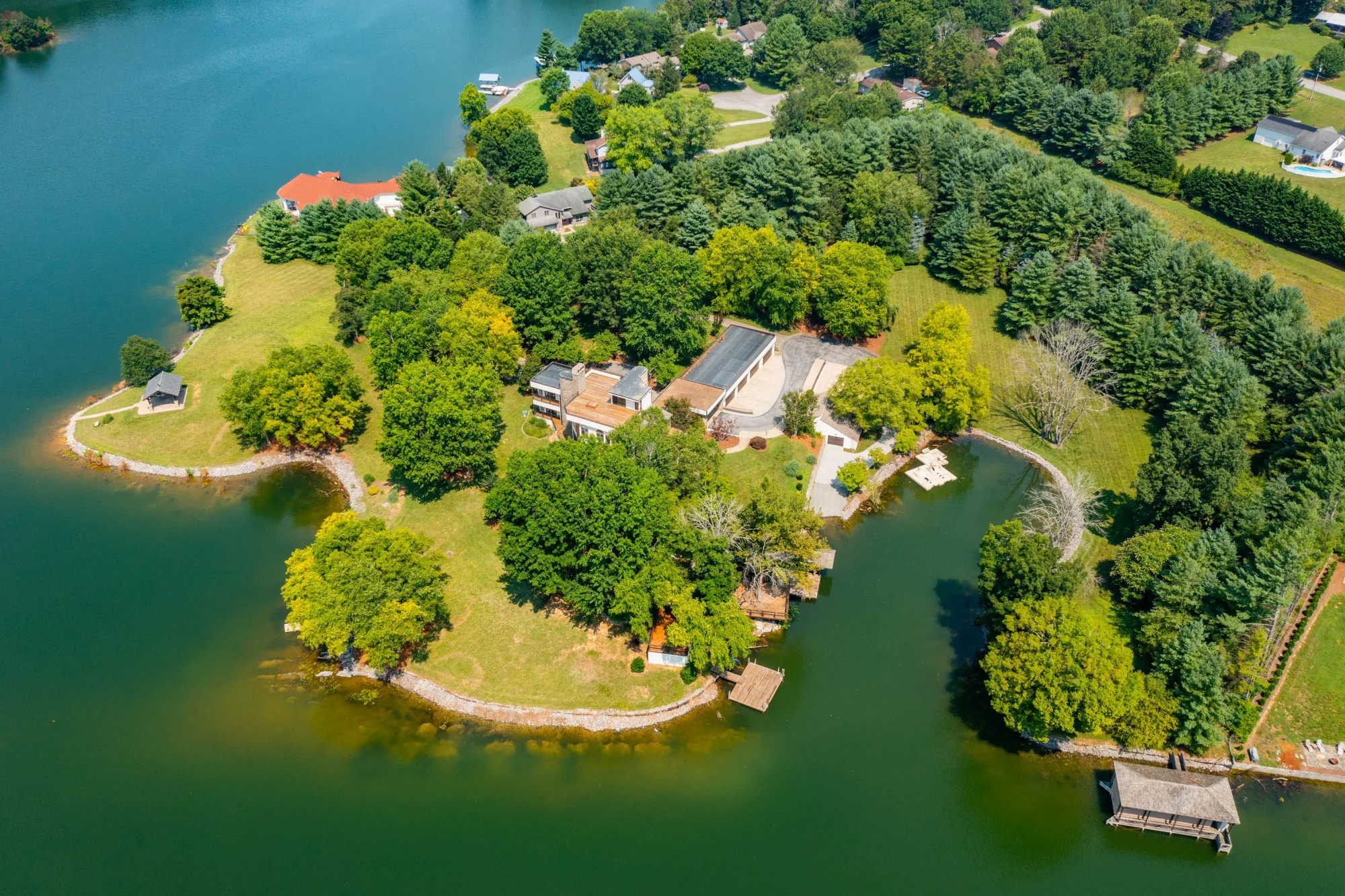 Maison contemporaine Vues magnifiques au bord du lac | Tennessee, États-Unis