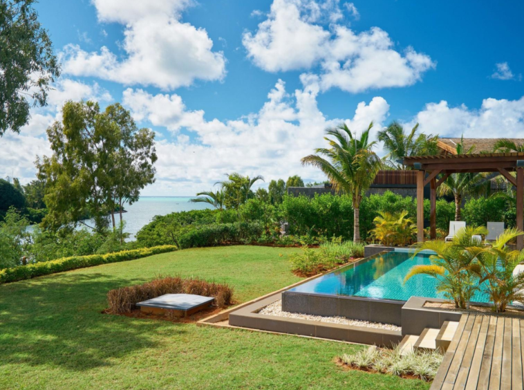 Villa Vue splendide sur le fleuve et l'océan île Maurice