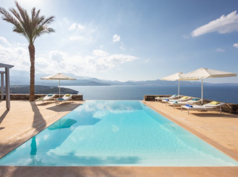 Villa vue sur la mer Grèce