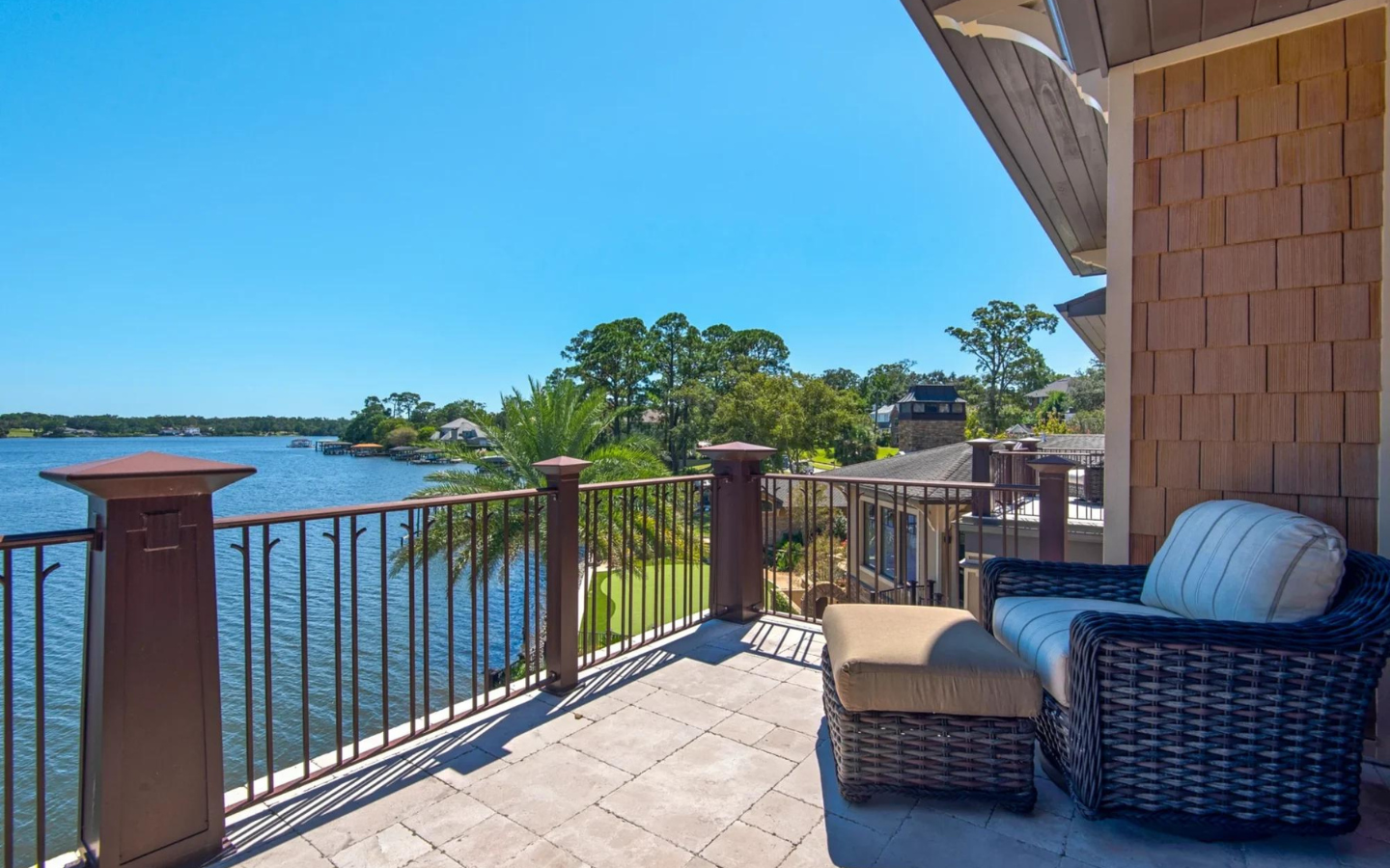 Maison au bord de l'eau avec quai privé, Pensacola en Floride