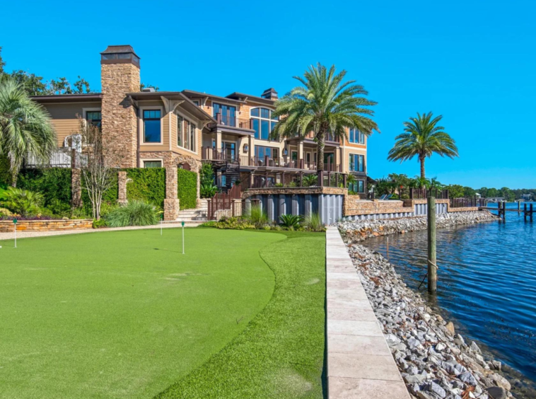 Maison au bord de l'eau avec quai privé, Pensacola en Floride