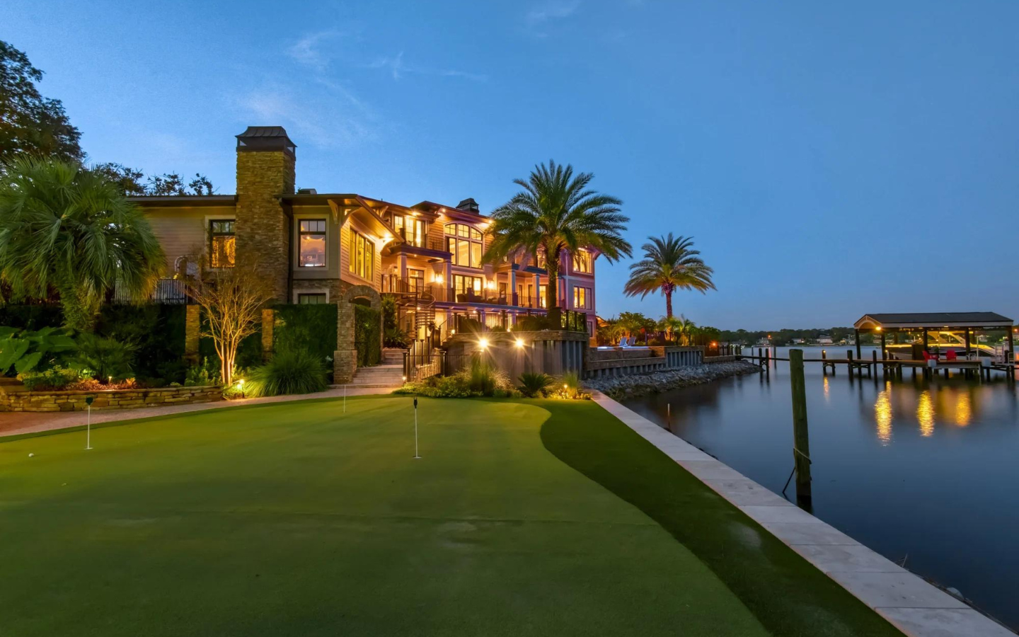 Maison au bord de l'eau avec quai privé, Pensacola en Floride