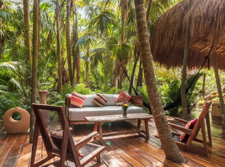 Villa de luxe rustique et centre de bien-être, Tulum, Mexique