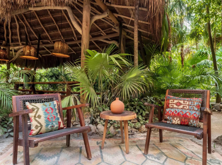 Villa de luxe rustique et centre de bien-être, Tulum, Mexique