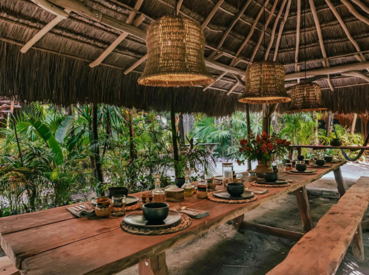 Villa de luxe rustique et centre de bien-être, Tulum, Mexique