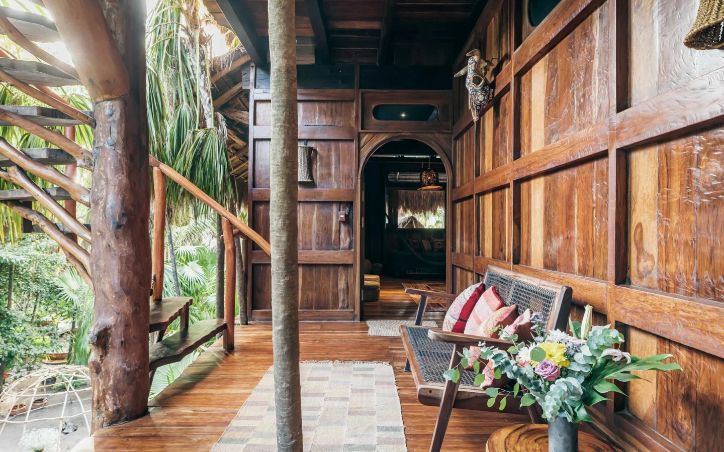 Villa de luxe rustique et centre de bien-être, Tulum, Mexique