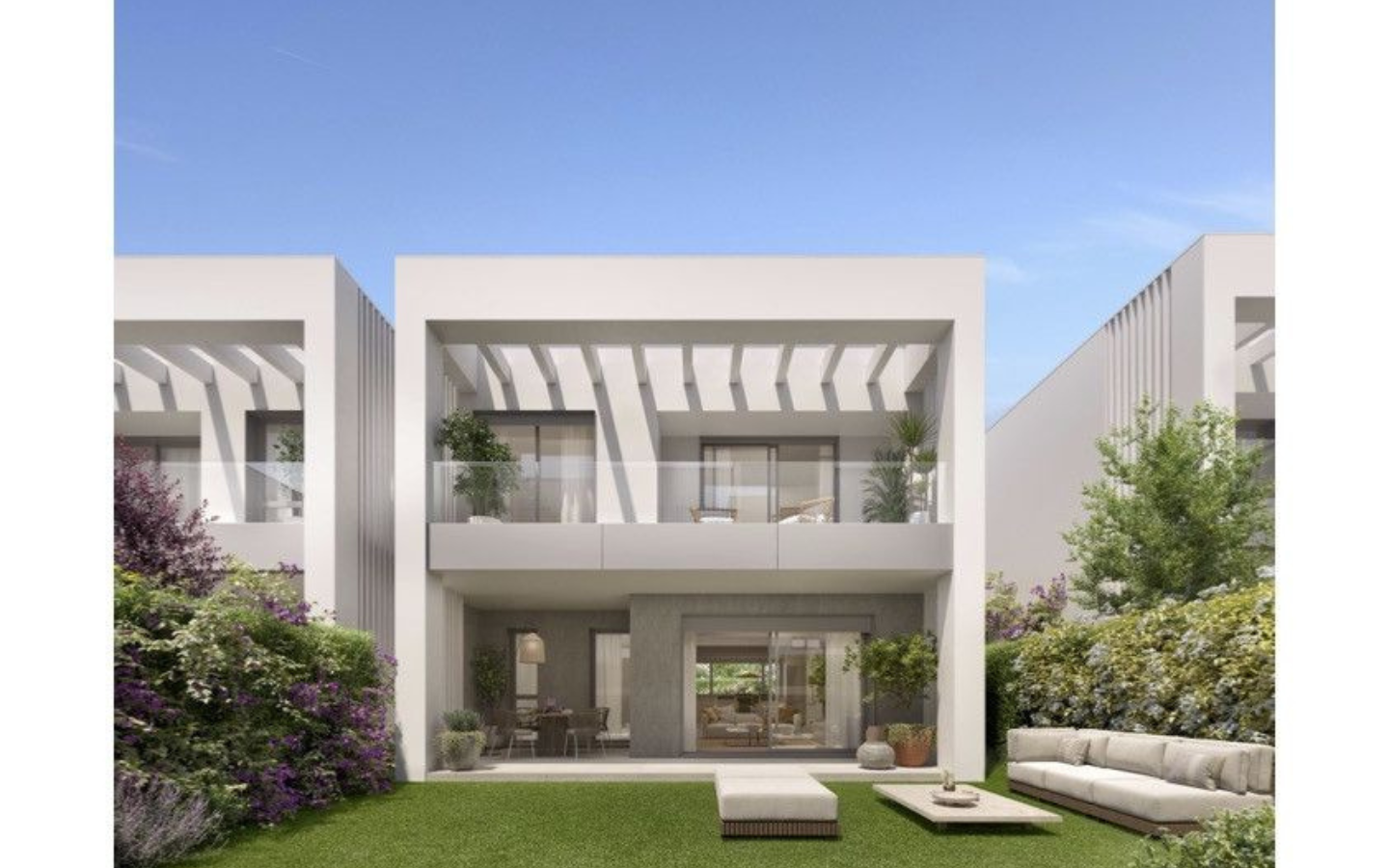Maisons à vendre chauffage au sol, jardin, 300m plage Marbella
