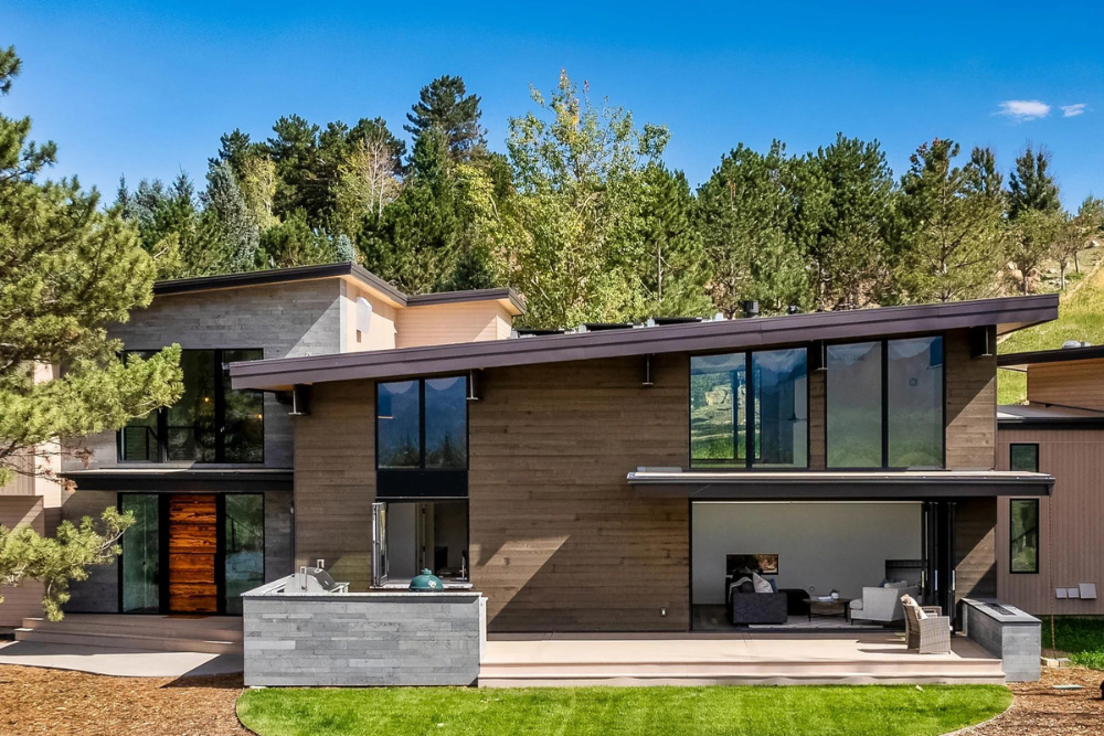 Villa d’architecte à vendre vue sur les montagnes Colorado