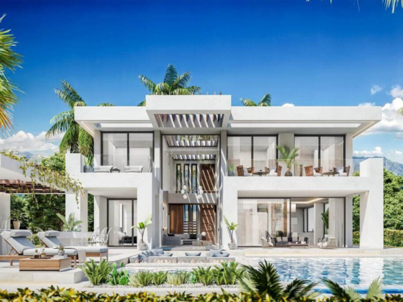 Villas de luxe à vendre sur le New Golden Mile Estepona