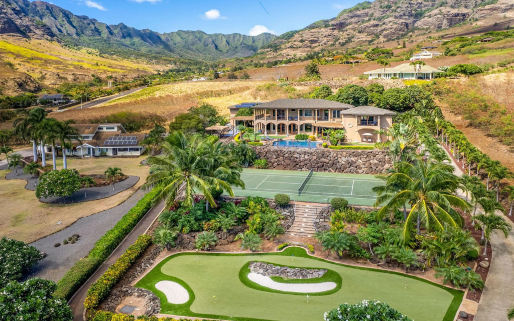 Domaine avec vue panoramique sur l'océan O‘ahu Île à Hawaï