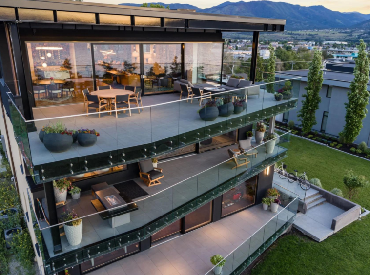 Villa, lac Okanagan ,Canada