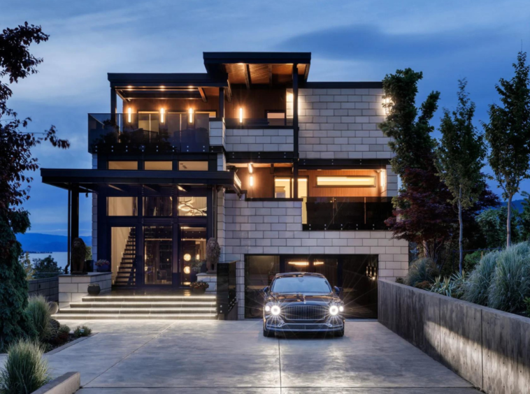 Villa, lac Okanagan ,Canada