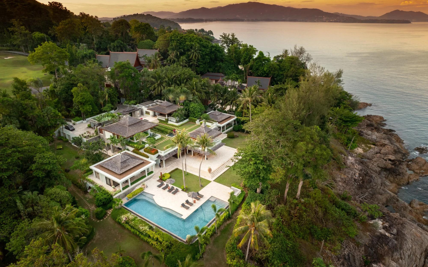 Villa isolée en bord de mer avec plage privée | Trisara, Phuket, Thaïlande