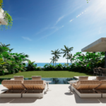Villas de luxe en bord de mer, costa del sol, Espagne
