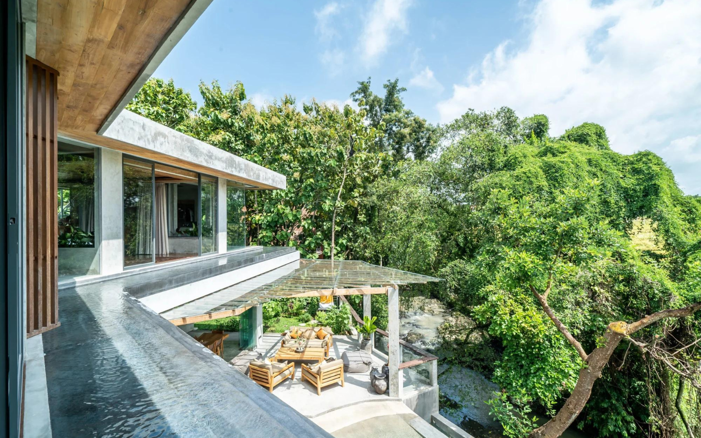 Villa éco-chic au design biophilique, Canggu, Bali (Indonésie)