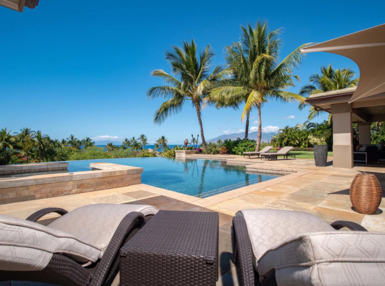 Propriété rare avec vue sur l'océan, Hawaï, Keahou, Makena