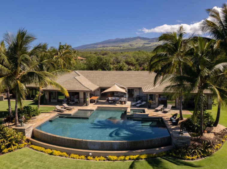 Propriété rare avec vue sur l'océan, Hawaï, Keahou, Makena