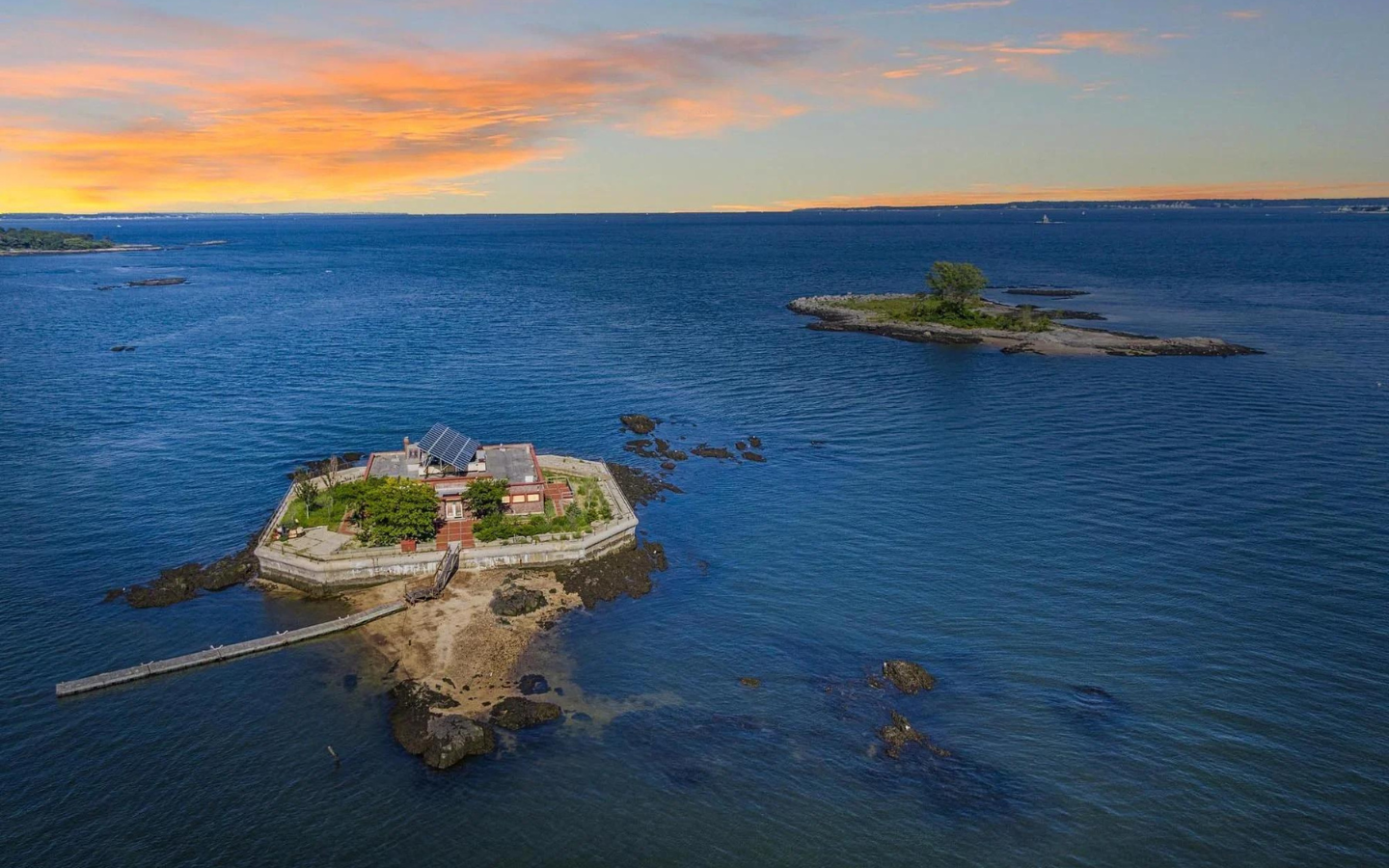 Île Columbia, proche, de New York