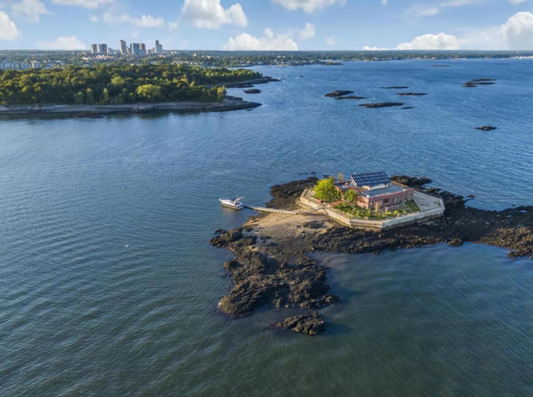 Île Columbia, proche, de New York