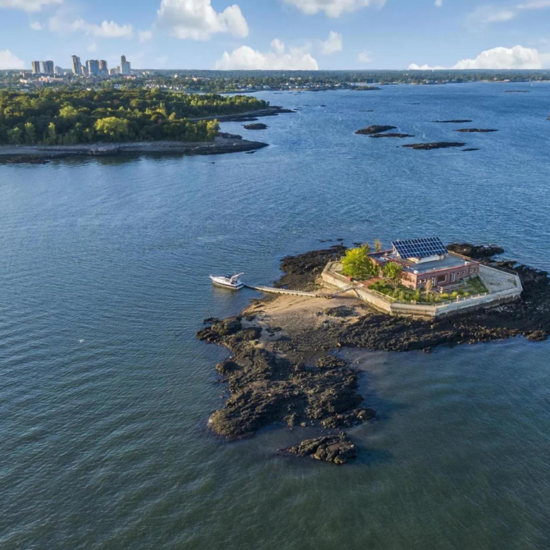 Île Columbia, proche, de New York