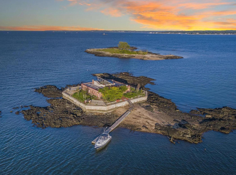 Île Columbia, proche, de New York