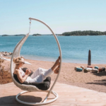île SuperShe Island, Finlande, Mer Baltique